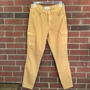 Nicole Miller New York High Rise SOHO Cargo Ankle Skinny Jeans